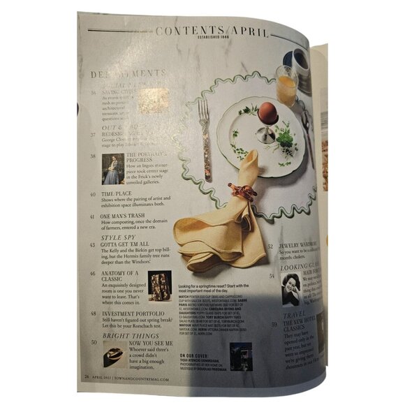 Town & Country Magazine April 2025 Welcome to Fantasy Island State of Union Hair - Picture 5 of 7